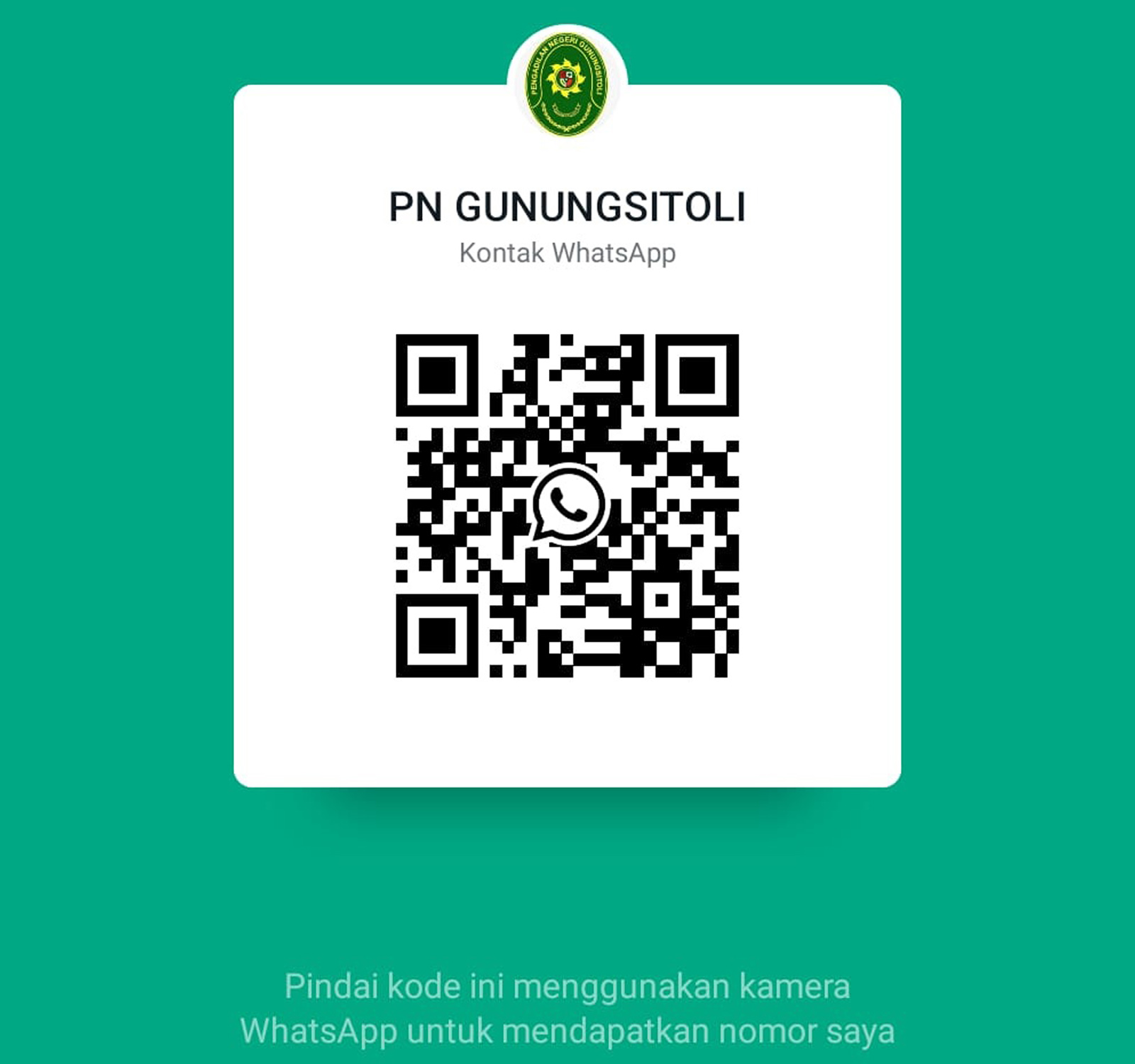 CUSTOMER SERVICE ONLINE PENGADILAN NEGERI GUNUNGSITOLI